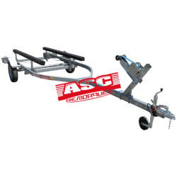Remorque barque ASC - BA0481 - longueur 5,10m - PTAC 650 kg