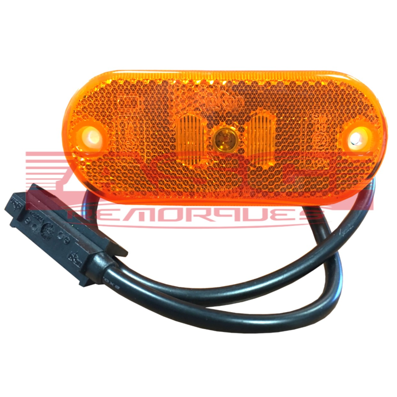 Feu de position à leds orange JOKON + câble ASC REMORQUES Feu de position à leds orange JOKON + câble ASC REMORQUES